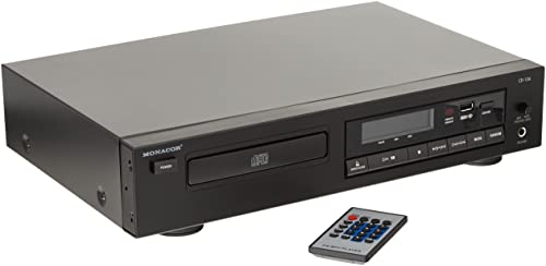 Leitor de CD MONACOR CD156 (USB - Preto) Img Stage Line - Áudio - lcd, usb, mp3, preto