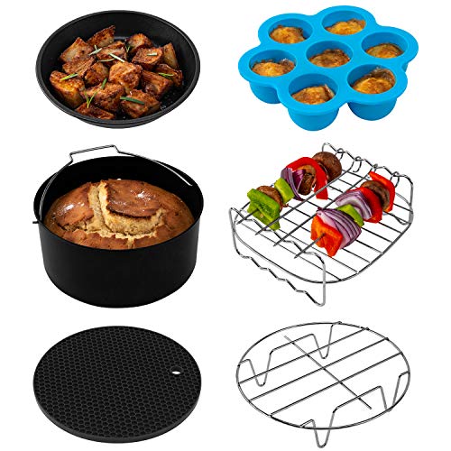 Conjunto de 6 acessórios para Fritadeira sem Óleo COSORI COSORI - Acessórios para fritadeiras - conjunto, acessórios, fritadeira, sem óleo
