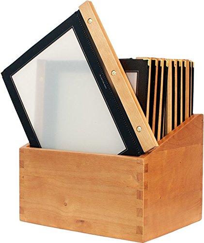 Conjunto de 1 caixa de menu e 20 suportes SECURIT MC-BOX-WRA4-BL SECURIT - Porta-contas - caixa de menu, suportes, securit