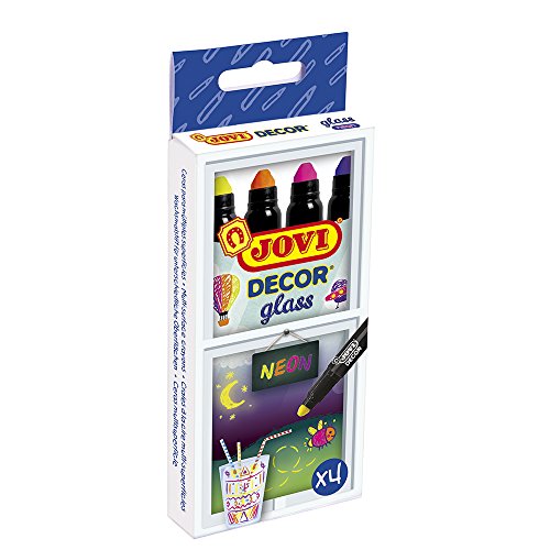 Lápis de Carvão JOVI Neon Colors (Multicor - 4 Unidades) Jovi - Lápis de cera - multicor, neon colors, 4 unidades
