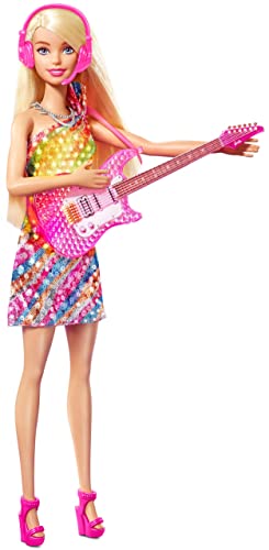 Barbie Malibu Doll MATTEL (Idade mínima recomendada: 3 anos) Mattel - Brinquedos - guitarra, microfone, estrela, canto