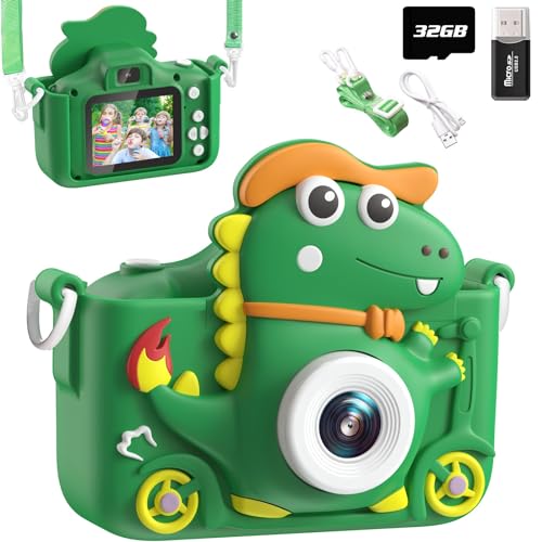 Câmara Digital Infantil Dinosaurio 1080P Aissom - Câmeras digitais - digital, infantil, 1080p, dinosaurio