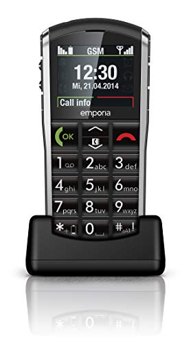 Telemóvel EMPORIA PURE (2'' - Preto, Cinzento) Emporia - Telemóveis - telemóvel, emporia pure, preto, cinzento