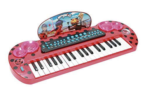Brinquedo Musical IMC TOYS Miraculous Ladybag Disney - Teclados musicais - piano musical, minnie disney, 8 ritmos, gravação