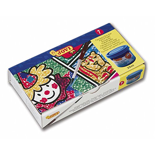 Jovi Tempera Cor 35 Ml Conjunto de 7 Cores Jovi - Tinta, tinta de arte e esmalte - tempera, lavável, criatividade, 7 cores