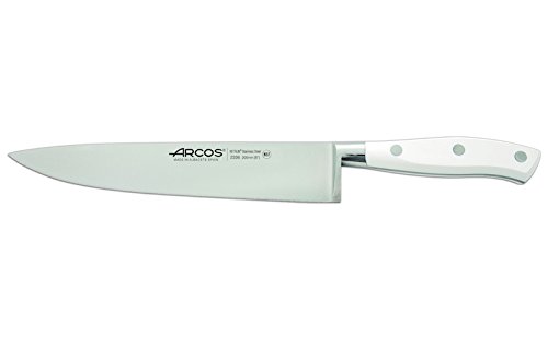 Faca Chef Arcos Riviera Blanc 233624 | Aço inoxidável, Polioximetileno (POM) Arcos - Facas de cozinha - aço inoxidável, polioximetileno, pom, facada