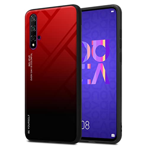 Capa para Huawei Nova 5T CADORABO Vermelho CADORABO - Capas para telemóveis - huawei nova 5t, vermelho, capa