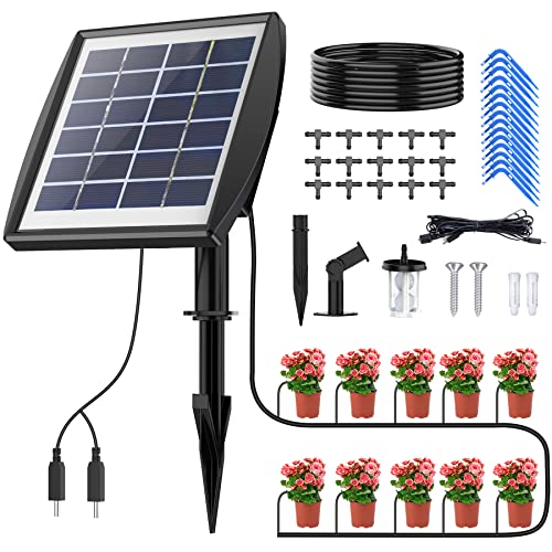 Sistema de Rega Automático Solar com Sensor de Água e Temporizador 15M Ankway - Controlos de aspersores - automático, solar, sensor água, temporizador