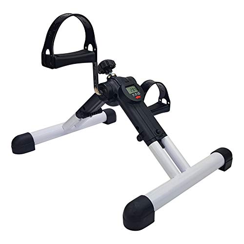 Bicicleta Estática TUNTURI FOLDABLE MINI BIKE (Branco - 10.5x6.5x6.5cm) Tunturi - Roupa - bicicleta estática, treinar pernas, mecanismo puxar descer, resistência ajustável, fechar transportar