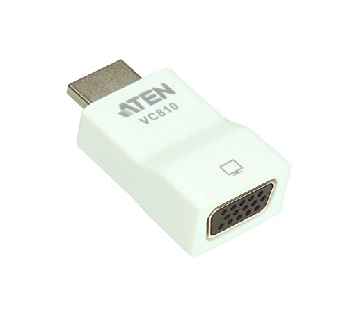 Adaptador ATEN (VGA e DVI - VGA e DisplayPort - Preto) ATEN - Adaptadores de cabos de áudio e vídeo - vga, dvi, displayport, preto