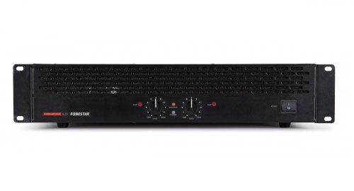 Fonestar SA-204 amplificador de áudio 2 canais Preto FONESTAR - Amplificadores de áudio - 2 canais, 150 W, SNR 85 dB, filtro baixo-pass