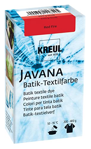 Tintura de Cor Vermelha Fogo Kreul 70 G Kreul - Tinta, tinta de arte e esmalte - vermelho, lavável à mão, algodão