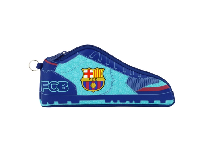 Estojo SAFTA FC Barcelona (Multicor - Poliéster) F.C. Barcelona - Estojos para canetas e lápis - poliéster, logotipo., compartimento interno