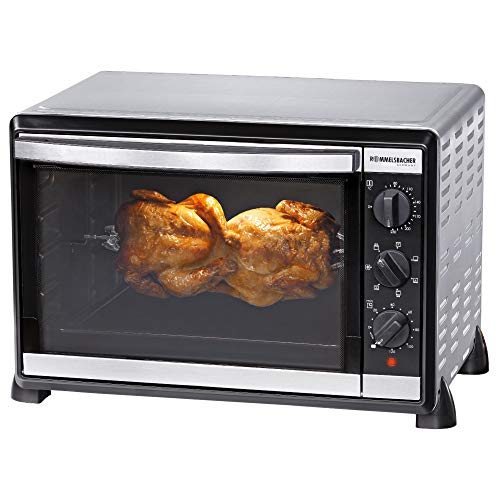 Forno Elétrico Rommelsbacher BG 1805/E | Aço inoxidável Rommelsbacher - Fornos de bancada e torradeiras - 4,2 L, rotativo, inox, 230 °c