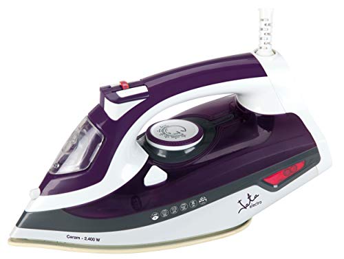 Ferro de Engomar JATA VT-2200R (Chorro vapor: 120 g/min - Base: Cerâmica) Jata - Ferros de engomar - 2400 w, cerâmica, 120 g/min, antigotas