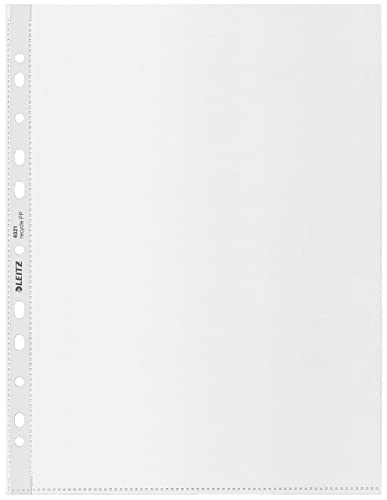 Pack 25 Capas para Encadernação LEITZ Maxi A4 Esselte-Leitz - Protetores de folhas - 25 unidades, plástico transparente, reciclável, a4