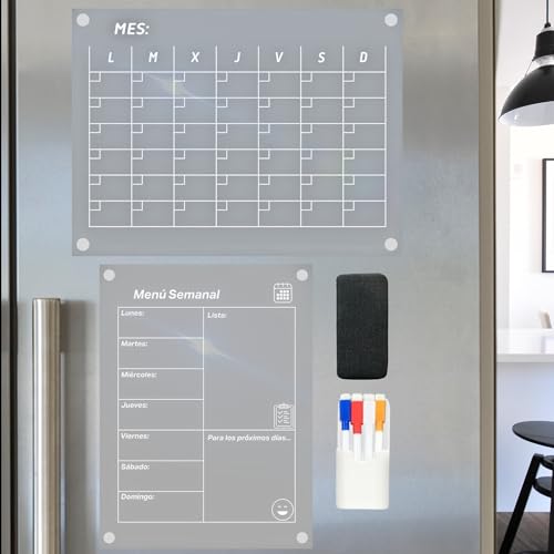 Conjunto de Calendário Magnético e Planeador de Refrigerador MATE HOME MATE HOME - Ímãs de geladeira - calendário, magnético, planeador, refrigerador