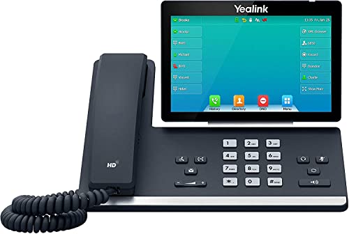 Telefone IP YEALINK T57W Apoio de cabeça Cinzento Yealink - Telefonia - telefone ip, apoio de cabeça, cinzento