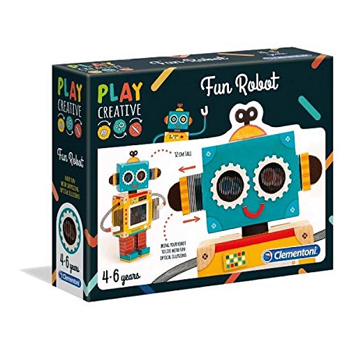 Jogo Educativo CLEMENTONI Robot Builder (Idade Mínima Recomendada: 5 anos) CLEMENTONI - Brinquedos - educativo, criativo, destreza manual, ilusões óticas