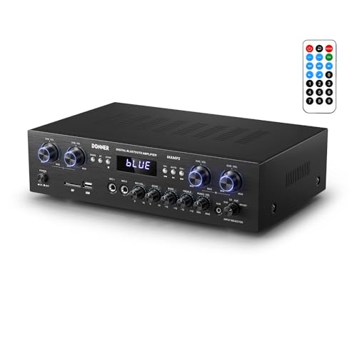 Amplificador DONNER Mamp5 (440 W - Bluetooth) Donner - Amplificadores de áudio - amplificador, donner, mamp5, bluetooth, usb, 440w