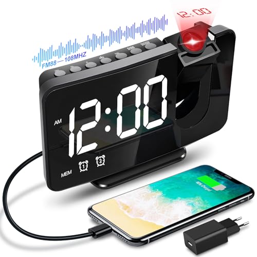 Projetor ANYKUU com Rádio e Alarma (180º) WORSYTH - Radios - rádio, alarma, 180º