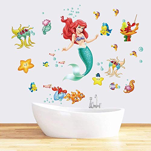Autocolantes Decorativos RUNTOO Ariel (Multicor - 15 x 20 cm) Decalplanet - Papel de parede - decorativos, multicor, 15x20 cm