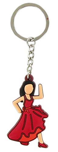 Porta-Chaves DISFRAZZES com Anjo Vermelho (25,4 x 5,1 x 30,5 cm) COMANSI - Porta-chaves - anjo vermelho, polipropileno, plástico transparente, fio de metal