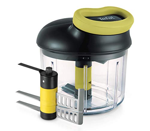 Tefal 5 Seconds Food Processor Preto, Verde Inox Tefal - Moedores de alimentos - inox, ecrã tátil, compartimento