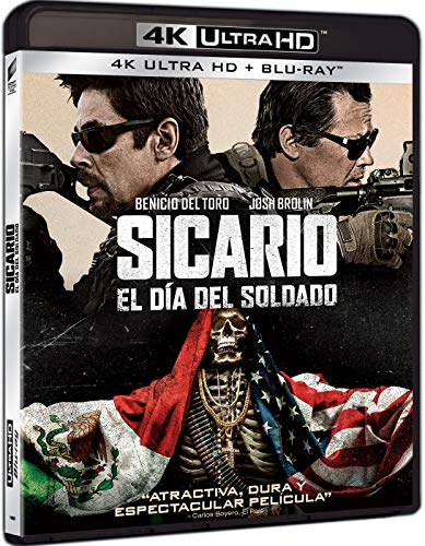Sicario: Day Of The Soldado (4K Ultra Hd) / Sicario: El Dia Del Soldado SONY PICTURES HOME ENTERTAINMENT - Dvds e vídeos - 4k ultra hd, saga, frontera, carteles