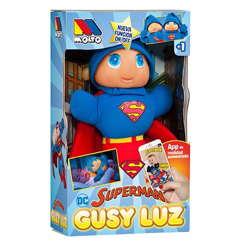 Luz de Presença LEXIBOOK Gusy Luz Superman M MOLTO - Bonecas - superman, iluminação, design único, cama