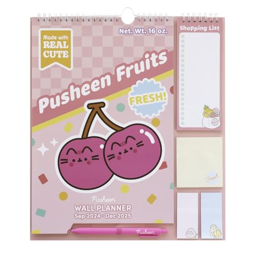 Calendário ERIK EDITORES de Parede 2024-2025 Pusheen Grupo Erik - Calendários, organizadores e planejadores - calendário, parede, 2024-2025, pusheen