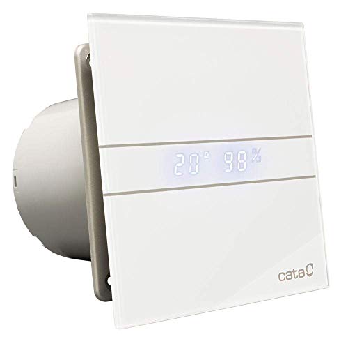 Ventilador de baño CATA E-100 GTH (3 velocidades - 115 m3/h) CATA - Ventiladores de ventilação - 3 velocidades, higrostato, 115 m3/h, silencioso