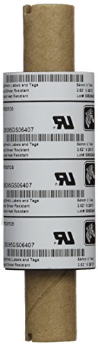 Fita para impressora ZEBRA 5095 Resin Ribbon Zebra - Fitas para impressora - preto, 7,4 m, 64 cm
