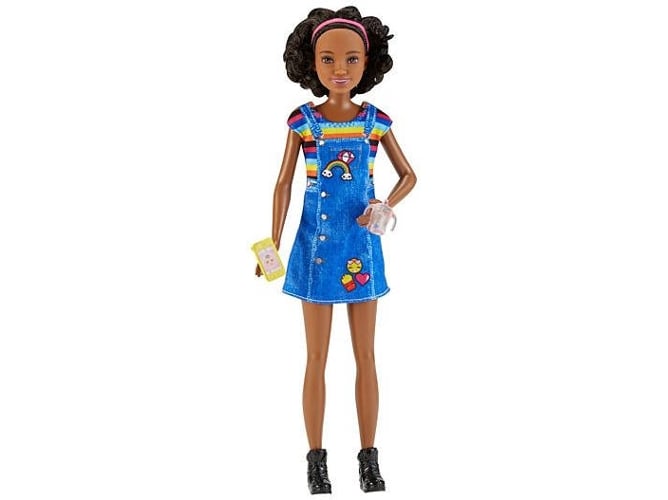 Boneca MATTEL Skipper Babysitting Doll com Telefone e Biberão Barbie - Brinquedos - skipper, telefone, biberão, babysitting