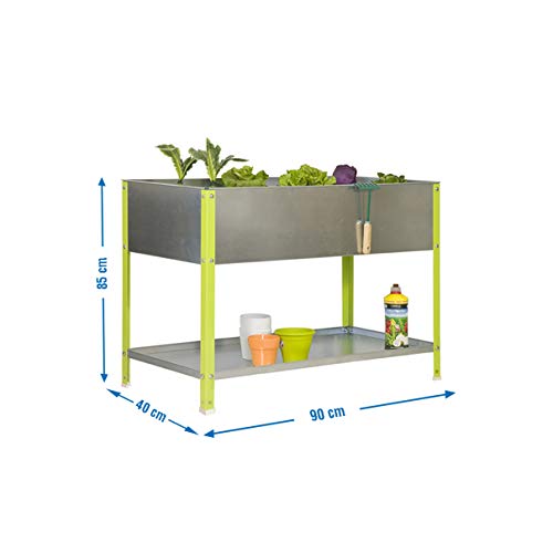 Floreira SIMONRACK G07100220290402 (Verde) SIMONRACK - Vasos e canteiros - verde, metal, 90 cm, 40 cm
