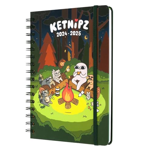 Agenda Escolar ERIK EDITORES Ketnipz (A5 - 2024/2025 - Semanal - 14.8x21cm) Grupo Erik - Calendários, organizadores e planejadores - A5, 2024-2025, semanal