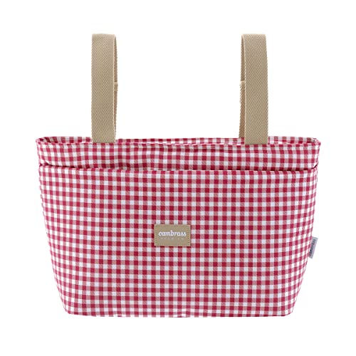 Bolsa Organizadora Vichy Vermelho (Recondicionado Como Novo) R&J Cambrass, S.A. - Acessórios de carrinho de bebê - organizadora, vermelho, compacta, compartimentos