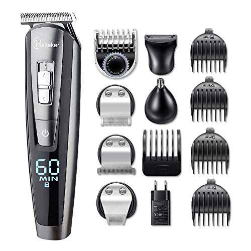 Aparador Multifunções HATTEKER Barbero (Autonomia 60 min - Bateria) Hatteker - Barbear e cabelo - multifunções, autonomia 60 min, bateria