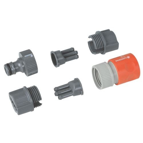 Conjunto de Conexões para Mangueiras GARDENA 5316-20 Gardena - Acessórios e válvulas para mangueira de jardim - conexões, mangueiras, gardena 5316-20, microperfurada