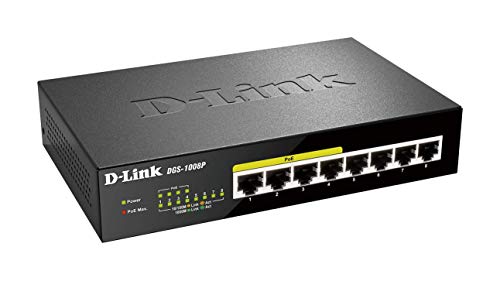 Switch D-LINK DES-1005P/E (5 Portas Fast Ethernet) D-Link - Concentradores e comutadores - 5 portas, fast ethernet