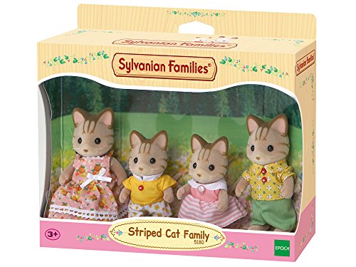 Conjunto de Bonecas SYLVANIAN FAMILIES 5180 SYLVANIAN FAMILIES - Conjuntos de brinquedos - 4 figuras, tigre, 6 cm, plástico suave