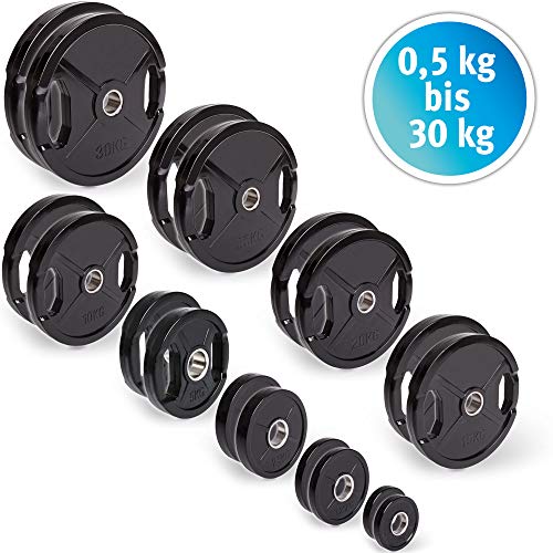 Conjunto de Discos com Furos para Manivela C.P. SPORTS G51 (2x5kg) C.P. Sports - Cozinha & sala de jantar - discos, furos, manivela, 5kg