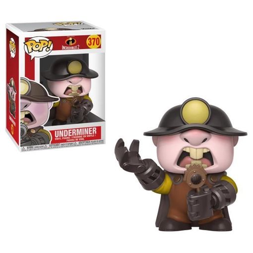 Figura de Ação INCREIDIBLES Underminer (Idade Mínima Recomendada: 3 anos) Funko - Bonecos de ação e brinquedo - figura, ação, underminer, incredibles, funko pop