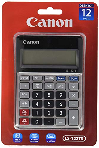 Impressora de etiquetas CANON LS-122TS - 0881B001 Canon - Calculadoras básicas - transferência térmica, 180 dpi, 60 mm/s, preto e branco