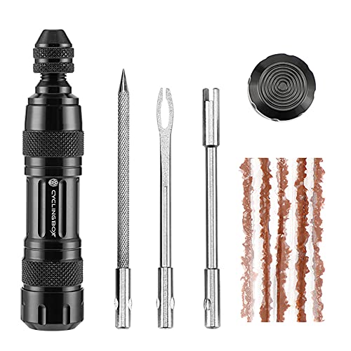 Kit de Ferramentas de Reparação de Rodas 2.0 Tubeless Iriisy - Ferramentas de bicicleta - tubo de borracha, chave de reparação, aço inoxidável