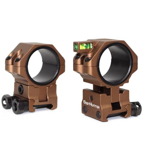 Anéis de mira telescópica Picatinny WestHunter Optics Precision WestHunter - Acessórios de mira e luneta/armas - picatinny, weaver, ajuste manual, 18-40 in-lbs