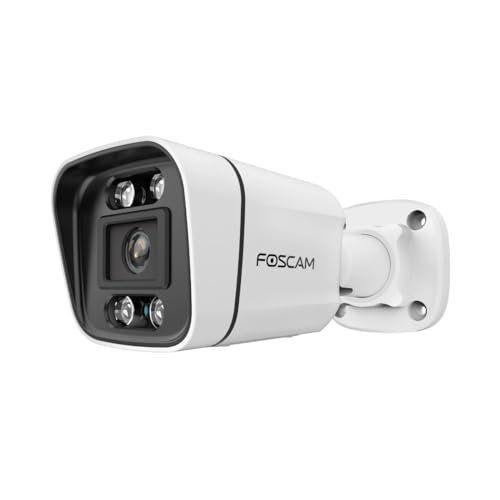 Câmara de segurança IP exterior FOSCAM V5EP Foscam - Câmeras de vigilância - 2560x1440, 640x360, teto/parede, preto