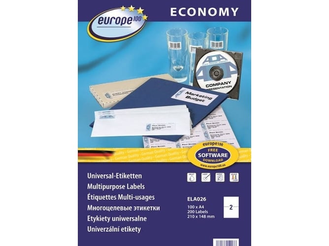 Etiquetas AVERY ELA026 (Branco - 12 x 38 mm) Avery - Papel de impressora e copiadora - etiquetas, avery ela026, branco, 12x38mm, direct thermal