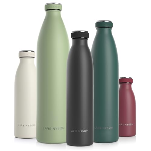 Garrafa Térmica LARS NYSØM Onyx Preto (750 ml) LARS NYSØM - Porta-alimentos e bebidas - vidro temperado, 750 ml, alta temperatura, design moderno