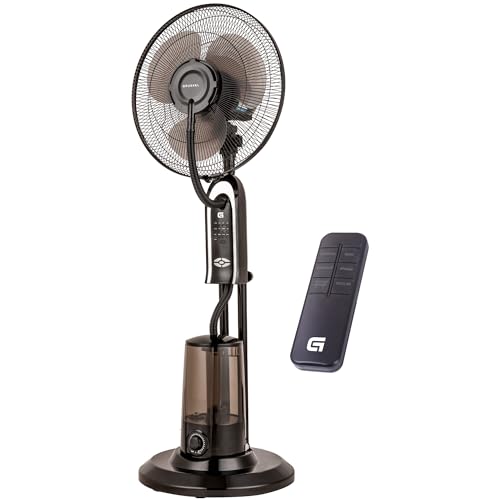 Ventoinha de Pé com Nebulizador GRUNKEL FAN-16 GRUNKEL - Ventoinhas de mesa e de pedestal - ventoinha, pé, nebulizador